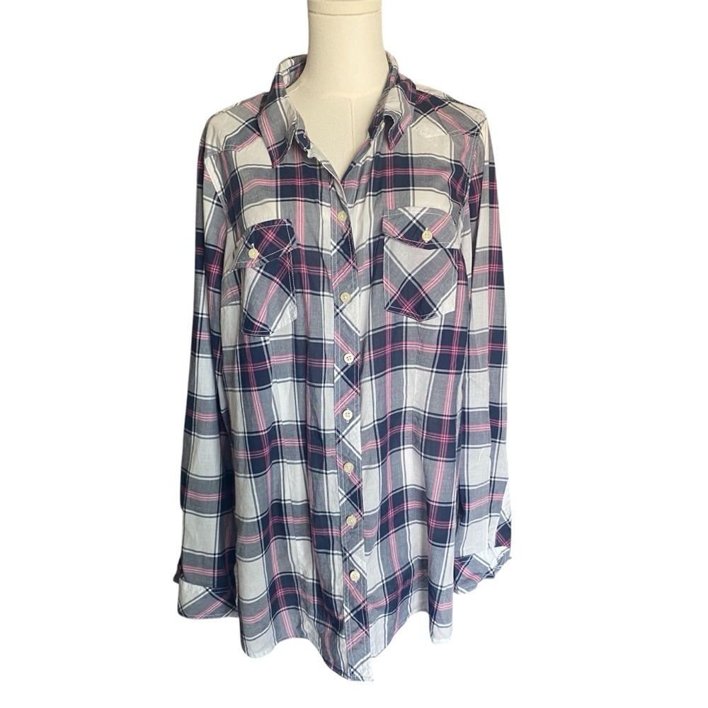 Torrid Plaid Button-Up Shirt